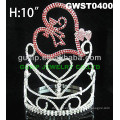 Corona de cristal de tiara de cristal -GWST0400